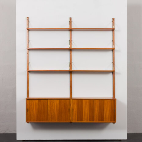23501 Danish mid century teak wall unit in the style of Poul Cadovius, Denmark 1960s-8 23501 Danish mid century teak wall unit in the style of Poul Cadovius, Denmark 1960s-8