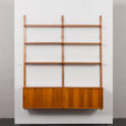 23501 Danish mid century teak wall unit in the style of Poul Cadovius, Denmark 1960s-8