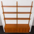 23501 Danish mid century teak wall unit in the style of Poul Cadovius, Denmark 1960s-9