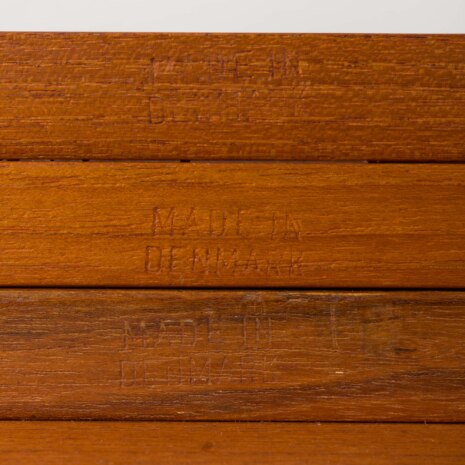 23502 Poul Cadovius Wall unit in teak with tambour doors cabinet to Poul Cadovius -15 23502 Poul Cadovius Wall unit in teak with tambour doors cabinet to Poul Cadovius -15