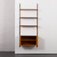23502 Poul Cadovius Wall unit in teak with tambour doors cabinet to Poul Cadovius -5