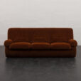 23185 1 velvet 3 seats sofa-5