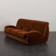 23185 1 velvet 3 seats sofa-6