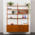 23220.1 Poul Cadovius Royal wall unit in teak for Cado, Denmark, 1960s-1