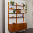 23220.1 Poul Cadovius Royal wall unit in teak for Cado, Denmark, 1960s-2