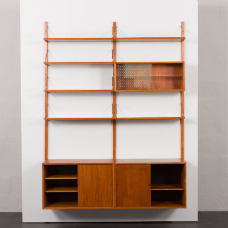23220.1 Poul Cadovius Royal wall unit in teak for Cado, Denmark, 1960s-6 23220.1 Poul Cadovius Royal wall unit in teak for Cado, Denmark, 1960s-6