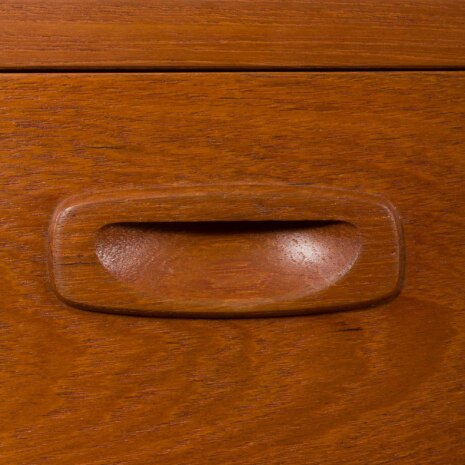 23244 Danish wall unit in teak by Preben Sorensen with a desk and sliding doors cabinet, 1960s-10 23244 Danish wall unit in teak by Preben Sorensen with a desk and sliding doors cabinet, 1960s-10