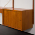 23244 Danish wall unit in teak by Preben Sorensen with a desk and sliding doors cabinet, 1960s-18