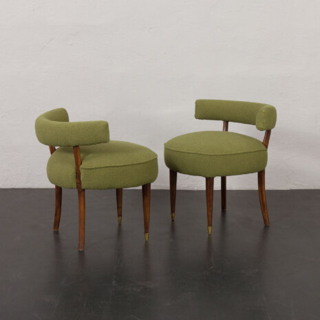 23335 pair od two italian stools gio ponti style-2 23335 pair od two italian stools gio ponti style-2