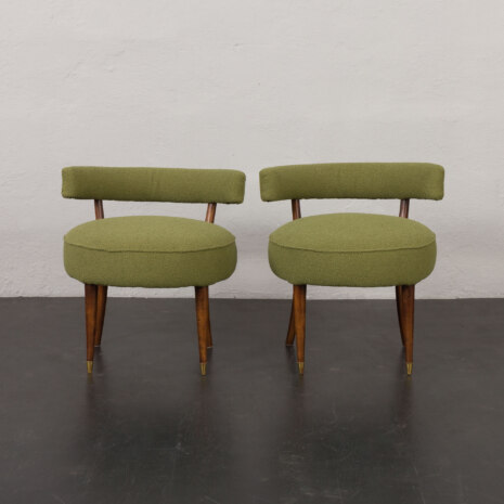 23335 pair od two italian stools gio ponti style-5 23335 pair od two italian stools gio ponti style-5