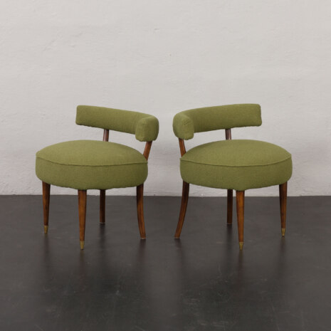 23335 pair od two italian stools gio ponti style-6 23335 pair od two italian stools gio ponti style-6