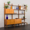 23356 three bay wall unit in teak-2