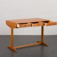 23357 Small teak desk by Gianfranco Frattini for Bernini, Italy, 1950s-3