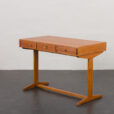 23357 Small teak desk by Gianfranco Frattini for Bernini, Italy, 1950s-5