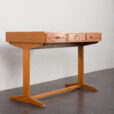 23357 Small teak desk by Gianfranco Frattini for Bernini, Italy, 1950s-9