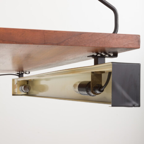 23492 Poul Cadovius home office wall unit in walnut with desk shelf and a portable lamp, Denmark 1960s-13 23492 Poul Cadovius home office wall unit in walnut with desk shelf and a portable lamp, Denmark 1960s-13