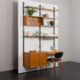 23494 Poul Cadovius walnut wall unit with desk-2