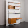 23494 Poul Cadovius walnut wall unit with desk-5