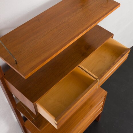 23495 Poul Cadovius free standing wall unit in walnut, Denmark 1960s-16 23495 Poul Cadovius free standing wall unit in walnut, Denmark 1960s-16