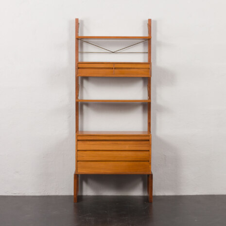 23495 Poul Cadovius free standing wall unit in walnut, Denmark 1960s-5 23495 Poul Cadovius free standing wall unit in walnut, Denmark 1960s-5