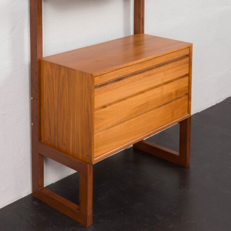23495 Poul Cadovius free standing wall unit in walnut, Denmark 1960s-7 23495 Poul Cadovius free standing wall unit in walnut, Denmark 1960s-7