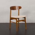 23503 Set of 6 chairs Danish vintage teak mid century chairs by Farstrup, 1970s-12