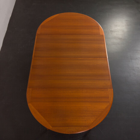 23513 Vintage Danish teak round extension table by Svend Aage Madsen for Knudsen, 1960s-10 23513 Vintage Danish teak round extension table by Svend Aage Madsen for Knudsen, 1960s-10