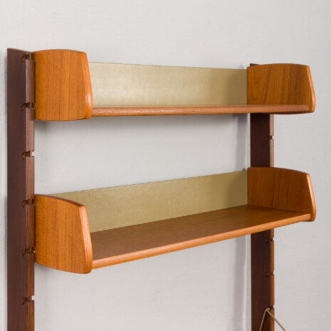 23530 Ergo free standing teak bookcase by Jonh Texmon, Norway 1960s-10 23530 Ergo free standing teak bookcase by Jonh Texmon, Norway 1960s-10