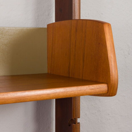 23530 Ergo free standing teak bookcase by Jonh Texmon, Norway 1960s-16 23530 Ergo free standing teak bookcase by Jonh Texmon, Norway 1960s-16