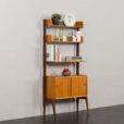 23530 Ergo free standing teak bookcase by Jonh Texmon, Norway 1960s-2