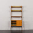 23530 Ergo free standing teak bookcase by Jonh Texmon, Norway 1960s-7