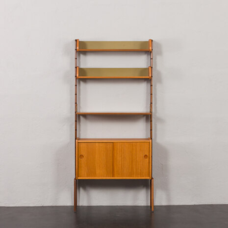 23530 Ergo free standing teak bookcase by Jonh Texmon, Norway 1960s-8 23530 Ergo free standing teak bookcase by Jonh Texmon, Norway 1960s-8