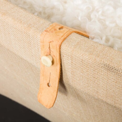 23536 Pernilla lounge chair with footstool by Bruno Mathsson in natural sheepskin-9 23536 Pernilla lounge chair with footstool by Bruno Mathsson in natural sheepskin-9