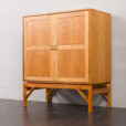 23541 Christen Hvidt solid oak cabinet for Soborg Mobelfabrik, Denmark 1970s-7