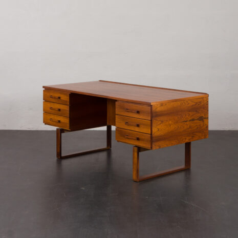 23560 Mid-Century Rosewood Freestanding Desk by Torben Valeur _ Henning Jensen for Dyrlund, 1960s-5 23560 Mid-Century Rosewood Freestanding Desk by Torben Valeur _ Henning Jensen for Dyrlund, 1960s-5