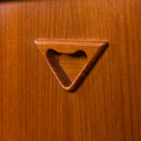 23365 Meuble mural scandinave indépendant à deux compartiments en teck, datant du milieu du siècle dernier, Norvège, années 1960-10 23365 Meuble mural scandinave indépendant à deux compartiments en teck, datant du milieu du siècle dernier, Norvège, années 1960-10