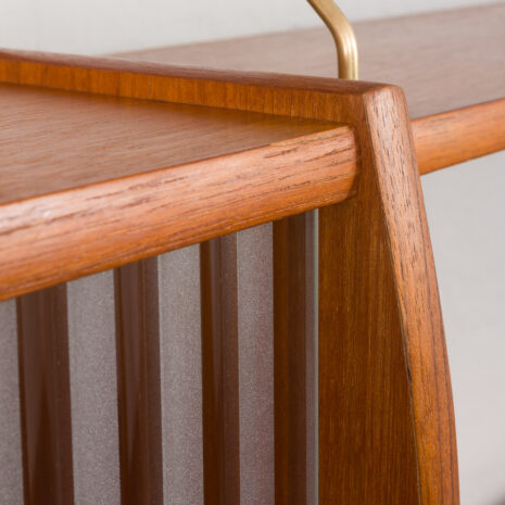 23365 Meuble mural scandinave indépendant à deux compartiments en teck, datant du milieu du siècle dernier, Norvège, années 1960-15 23365 Meuble mural scandinave indépendant à deux compartiments en teck, datant du milieu du siècle dernier, Norvège, années 1960-15