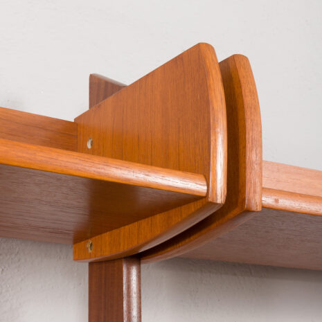 23365 Meuble mural scandinave indépendant à deux compartiments en teck, datant du milieu du siècle dernier, Norvège, années 1960-21 23365 Meuble mural scandinave indépendant à deux compartiments en teck, datant du milieu du siècle dernier, Norvège, années 1960-21