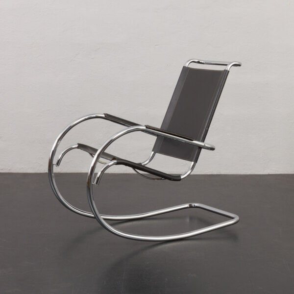 Bauhaus style rocking chair by Fasem, Italy 1970s