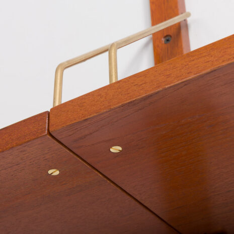 23533 Danish teak 3 bay wall unit in Poul Cadovius style 1970s-13 23533 Danish teak 3 bay wall unit in Poul Cadovius style 1970s-13