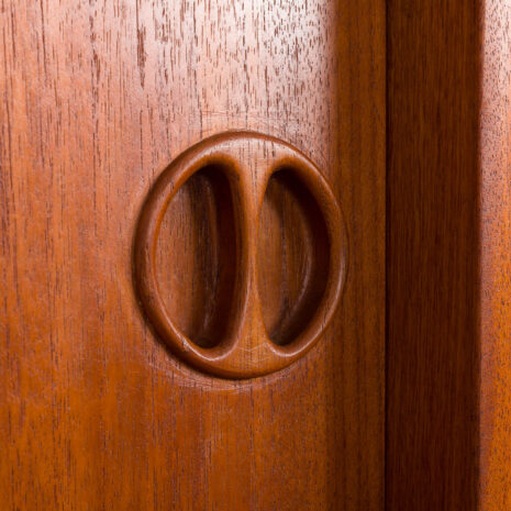 23533 Danish teak 3 bay wall unit in Poul Cadovius style 1970s-15 23533 Danish teak 3 bay wall unit in Poul Cadovius style 1970s-15