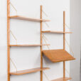 23561 Mid century ucycled wall unit with expository shelf in the style of Poul Cadovius.-7