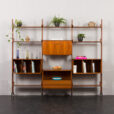 22114 italian freestanding threebay teak wallunit-1