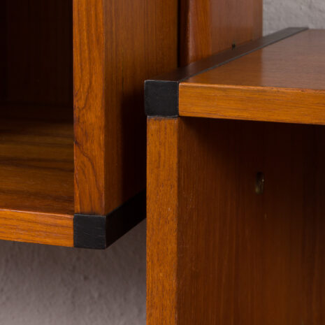 22114 italian freestanding threebay teak wallunit-12 22114 italian freestanding threebay teak wallunit-12