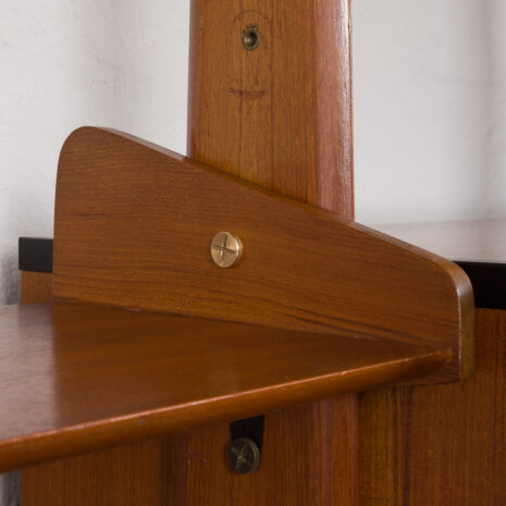 22114 italian freestanding threebay teak wallunit-13 22114 italian freestanding threebay teak wallunit-13