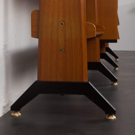 22114 italian freestanding threebay teak wallunit-16 22114 italian freestanding threebay teak wallunit-16