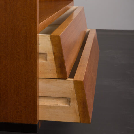 22114 italian freestanding threebay teak wallunit-19 22114 italian freestanding threebay teak wallunit-19