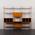 22114 italian freestanding threebay teak wallunit-6