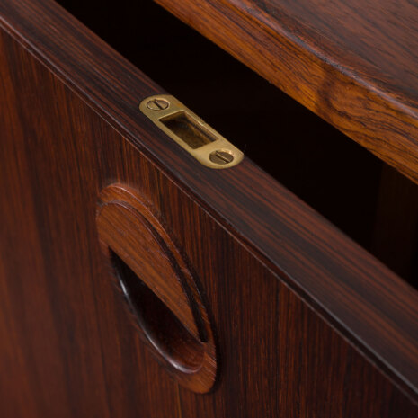 23236 Hansen & Guldborg mid century rosewood 4 bay wall unit, Denmark, 1960s.-11 23236 Hansen & Guldborg mid century rosewood 4 bay wall unit, Denmark, 1960s.-11