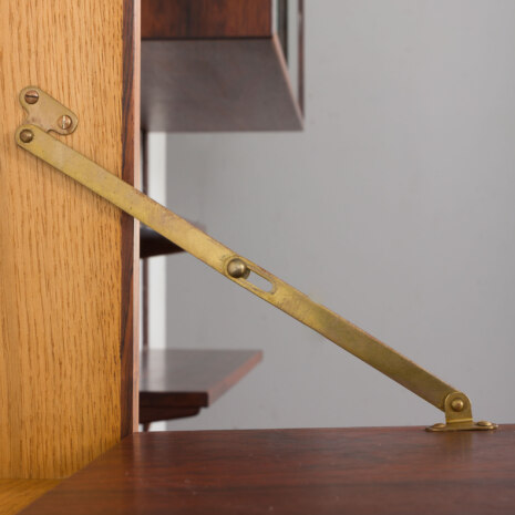 23236 Hansen & Guldborg mid century rosewood 4 bay wall unit, Denmark, 1960s.-12 23236 Hansen & Guldborg mid century rosewood 4 bay wall unit, Denmark, 1960s.-12